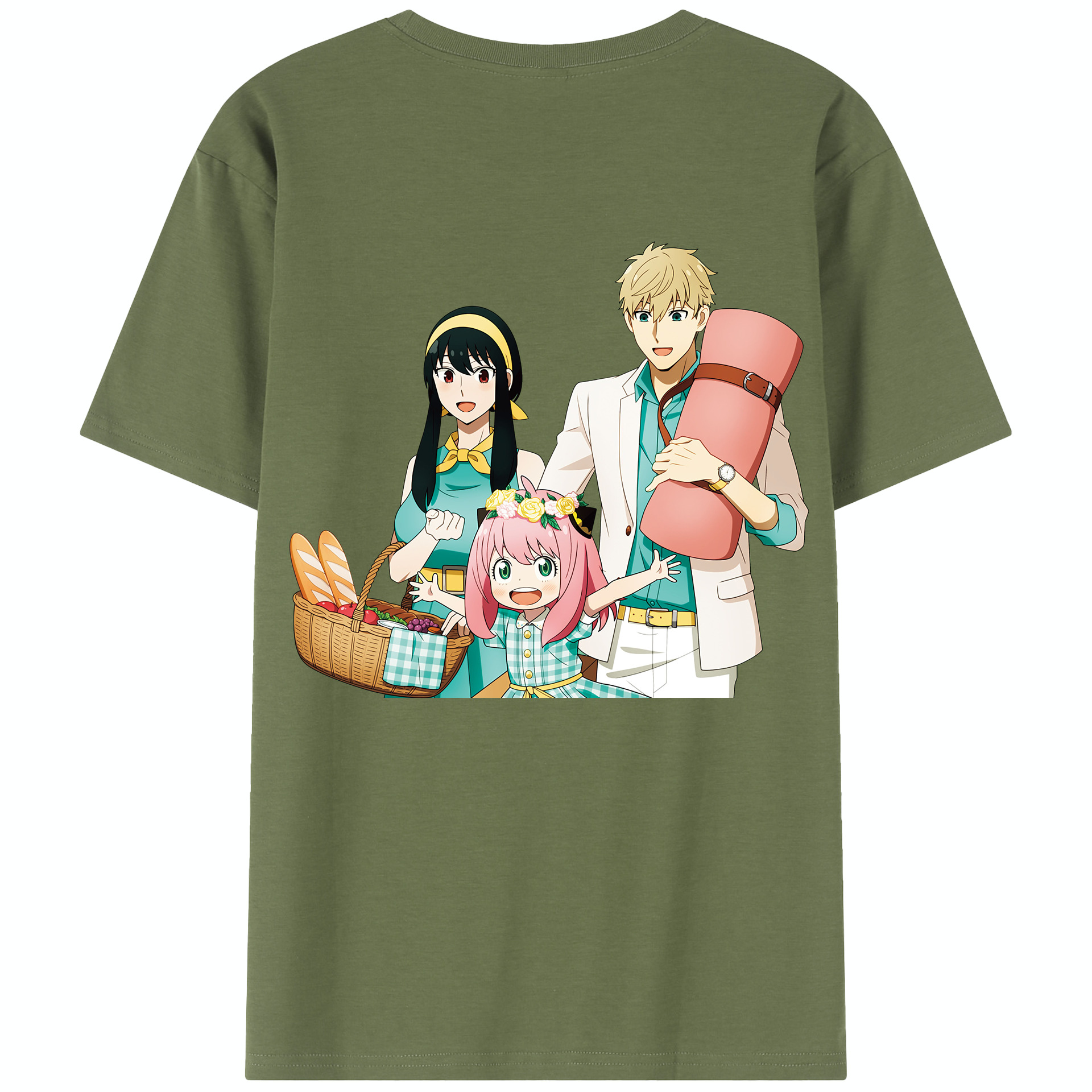 （画像用） SPY×FAMILY间谍家家酒 綿100％半袖Tシャツ（背面プリント）